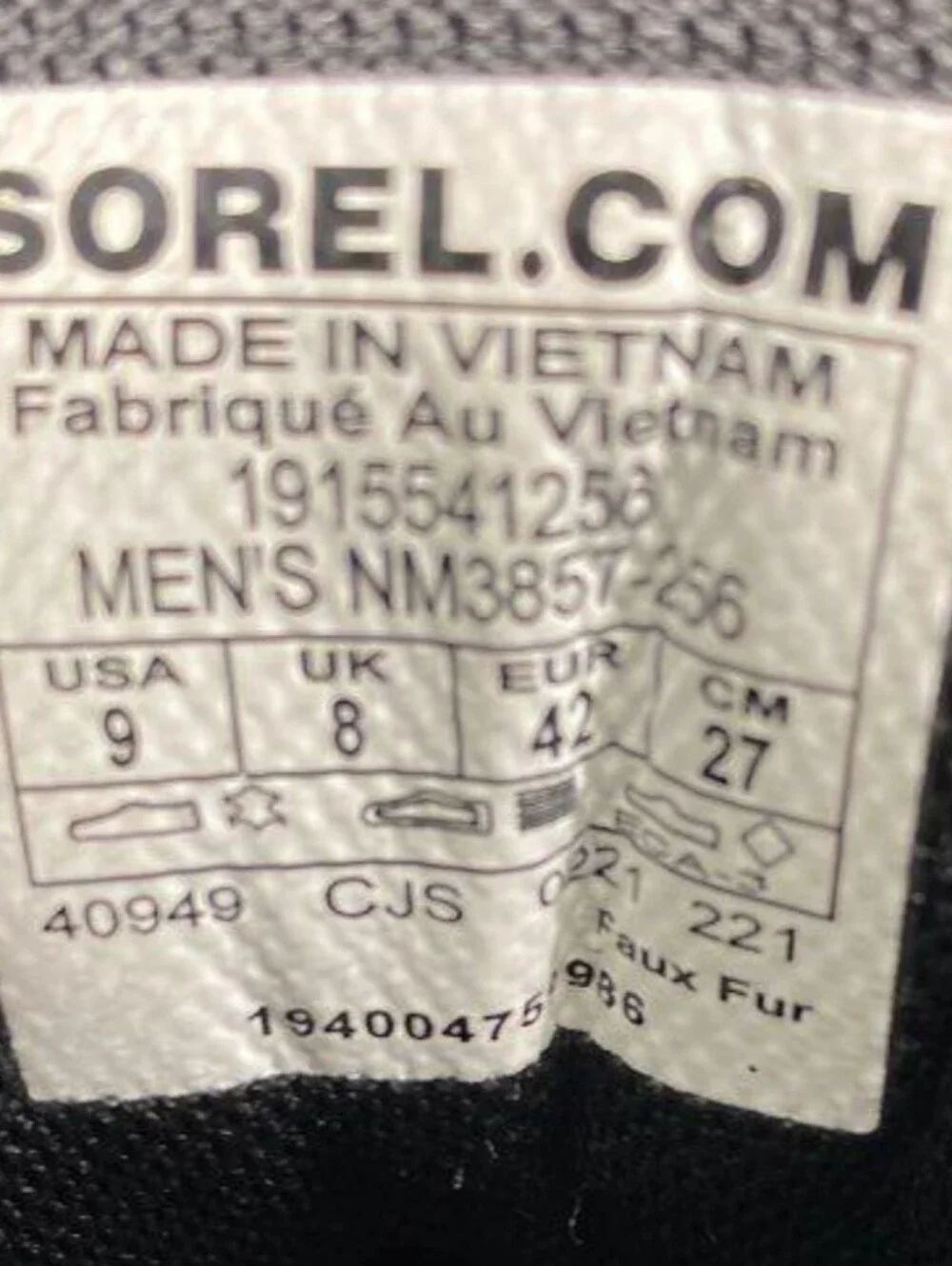 Sorel Men's Mac Hill Mid LTR Boots Size 9 Used Exc MSRP $175